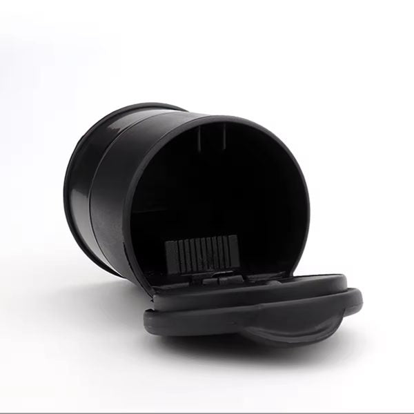 Universal Car Astray Black With Light | Led Portable Car Truck Auto Office Cigarette Ashtray Holder Cup – Black